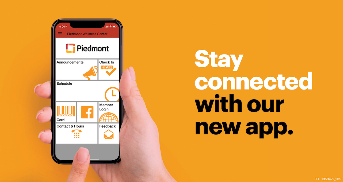 Piedmont Wellness Center App